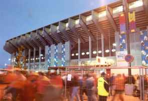 Jan Breydel Stadion - Au&szlig;enansicht nach dem Spiel
