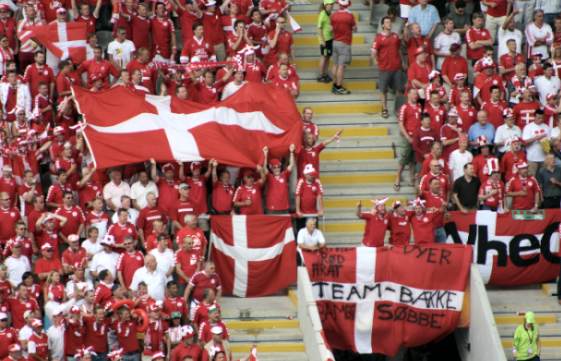 Est&aacute;dio Municipal de Braga - D&auml;nische Fans