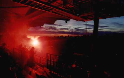 Hvidovre-Stadion Pyro