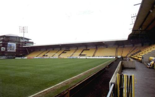 Almondvale Stadium - Hintertortrib�ne