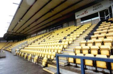 Almondvale Stadium - Detailansicht Trib�ne