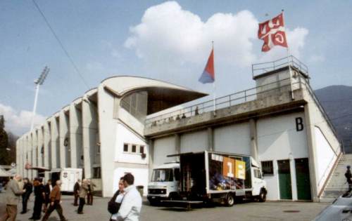 Stadio di Cornaredo - Au&szlig;enansicht