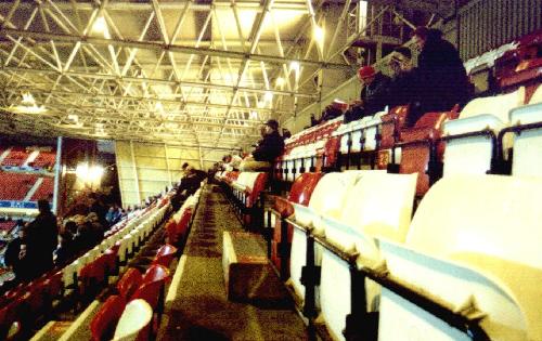 Nottingham City Ground - Blick �ber den Brian Clough Stand