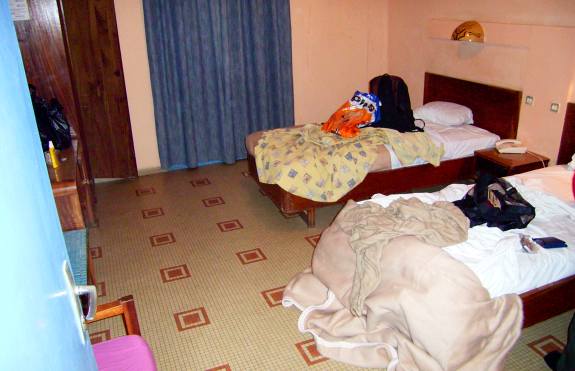 Hotel Oceanic - Zimmer kurz vor der Abreise