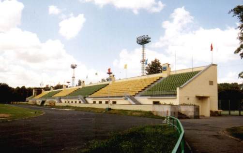 Stadion Luschniki - Sportiwnyj Gorodok - Trib&uuml;ne von vorne